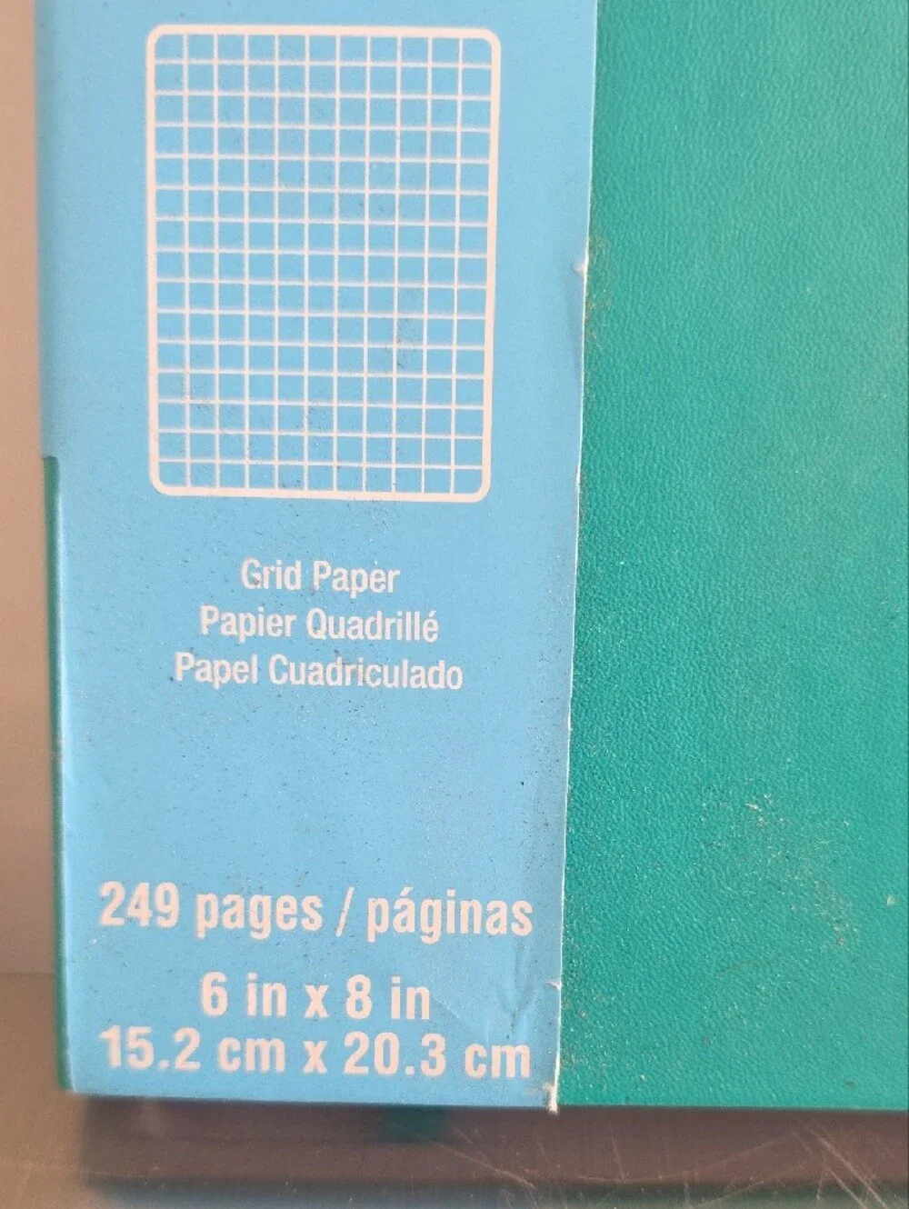 Teal Grid Journal